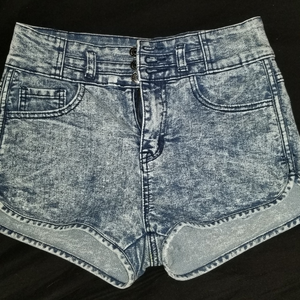 Denim shorts